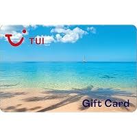 TUI gift card representing travel credit