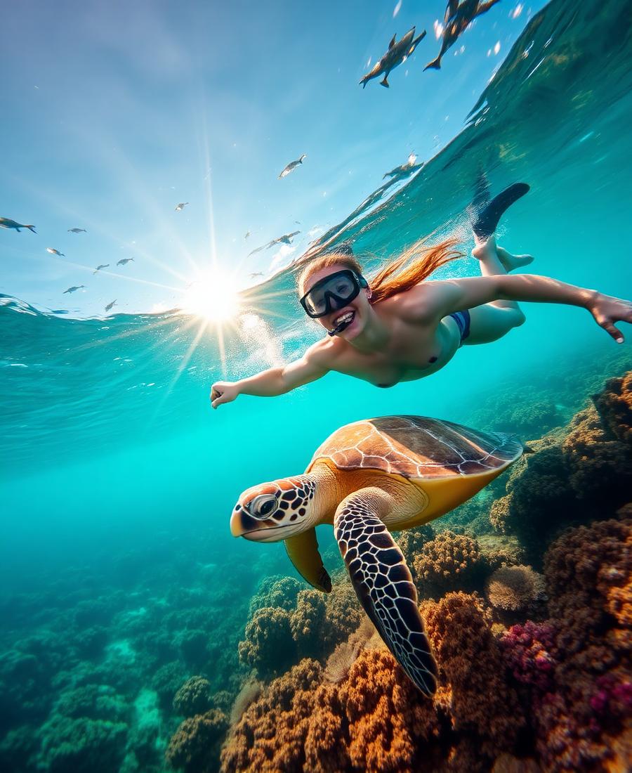 Reef diving